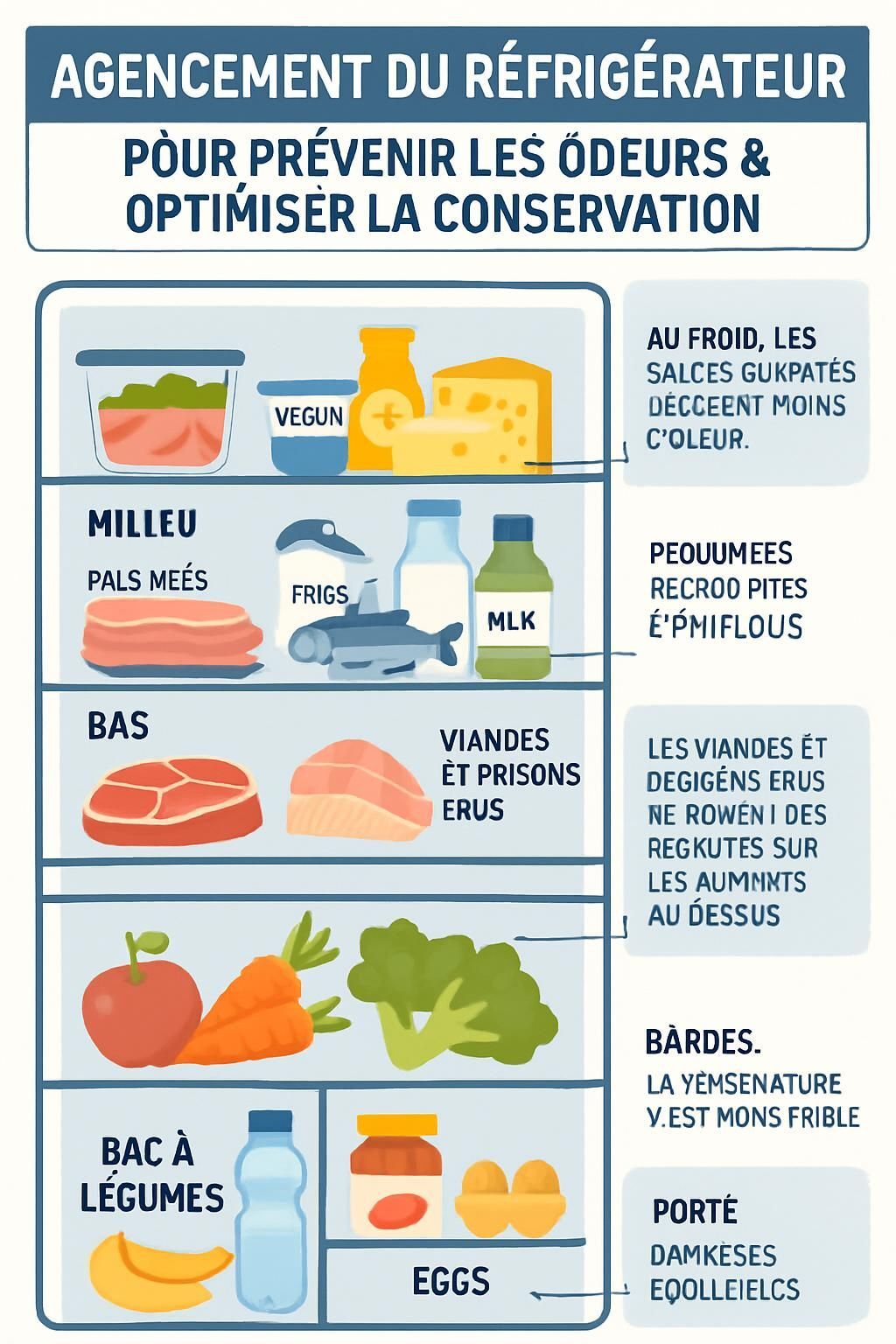 Découvrez 5 astuces efficaces pour éliminer rapidement et naturellement les mauvaises odeurs de votre frigo, et garder vos aliments frais plus longtemps.