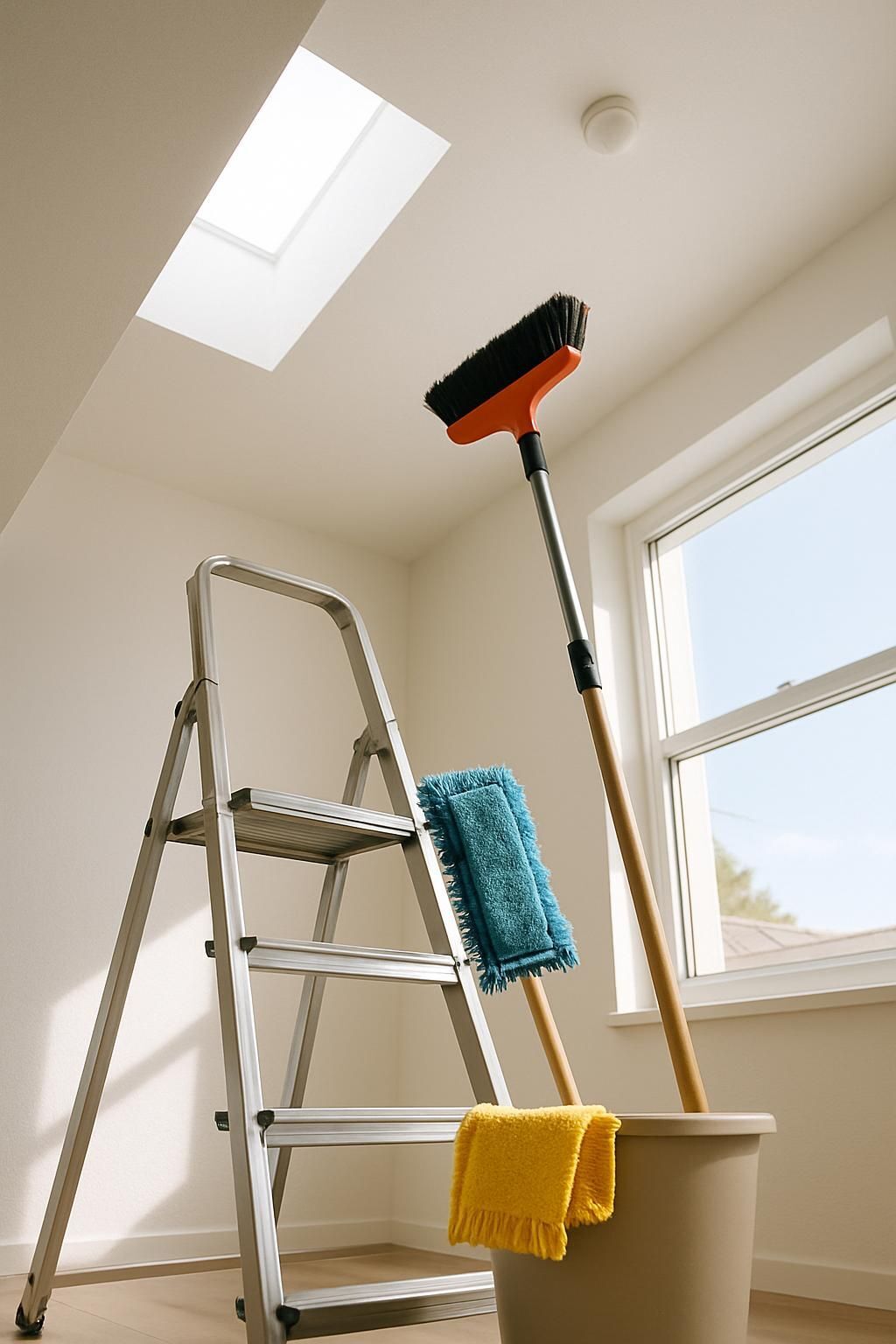 Découvrez 5 conseils indispensables pour nettoyer efficacement votre plafond et lui redonner toute sa blancheur en toute sécurité.