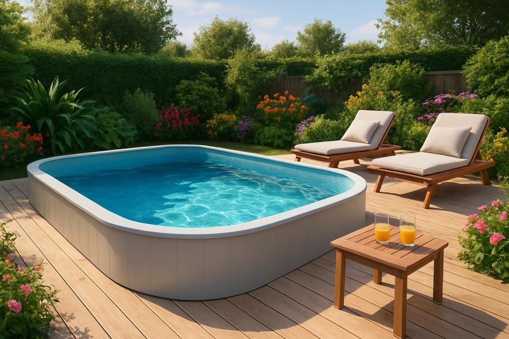 Découvrez comment aménager votre espace extérieur avec une piscine hors sol et une terrasse en bois, alliant confort, esthétique et convivialité pour des moments de détente inoubliables.