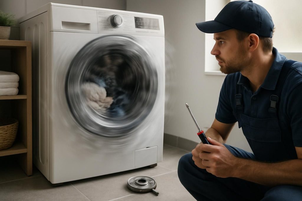 Découvrez les raisons pour lesquelles votre machine à laver fait un bruit de marteau piqueur et comment y remédier efficacement pour éviter tout dommage.