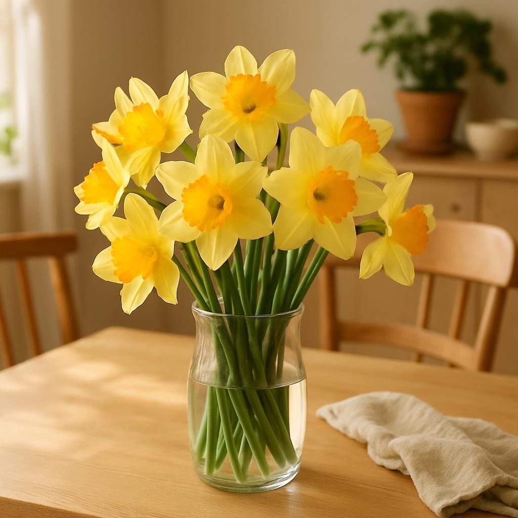 Découvrez nos magnifiques bouquets de jonquilles fraîches, livrés rapidement par votre fleuriste en ligne. Parfaits pour égayer chaque occasion avec des fleurs éclatantes et naturelles.